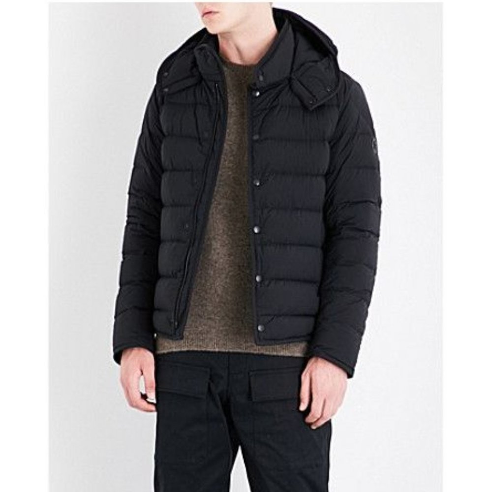 Moncler Nazaire Padded Jacket Black Size 4 Men's L